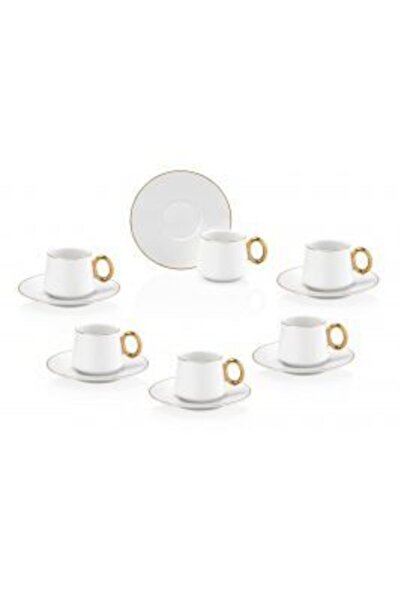 Taç Tulip Kahve Fincan Seti Gold