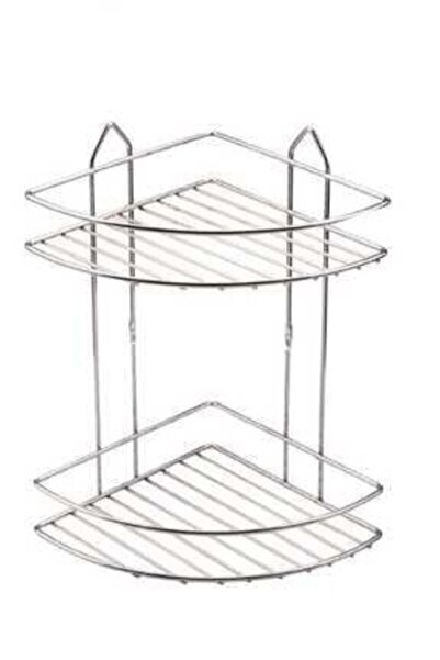 sev plastik Διώροφη θήκη σαμπουάν μπάνιου από χρώμιο Gurex