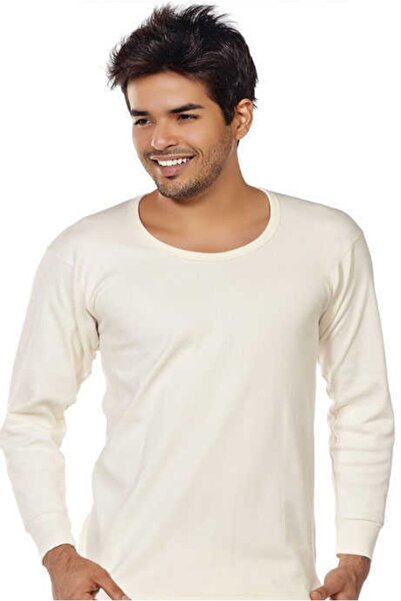 Tutku Ανδρικά θερμικά εσώρουχα από βαμβάκι σε μπεζ χρώμα