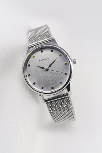 Ferrucci ساعة نسائية بسوار من الخوص