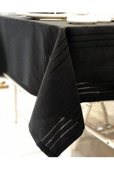 Selvim Home Special Series Colber Black Carefree Tablecloth