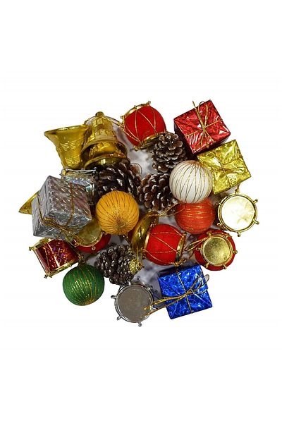 Sezy 36 Piece Christmas Ornament Christmas Tree Christmas Decoration Set