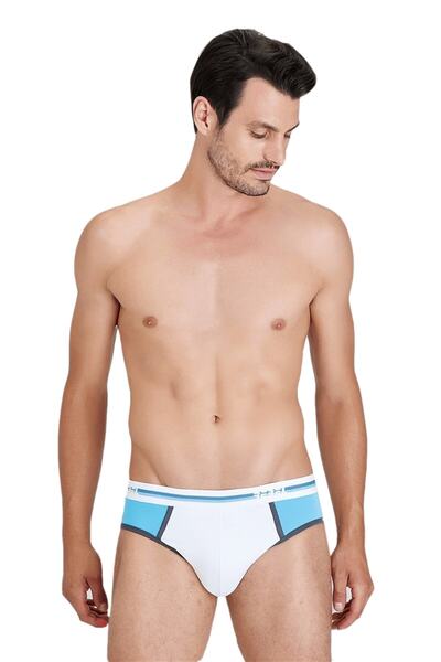 Kom سراويل سانتينو سبرينت بيضاء للرجال 44SL80031