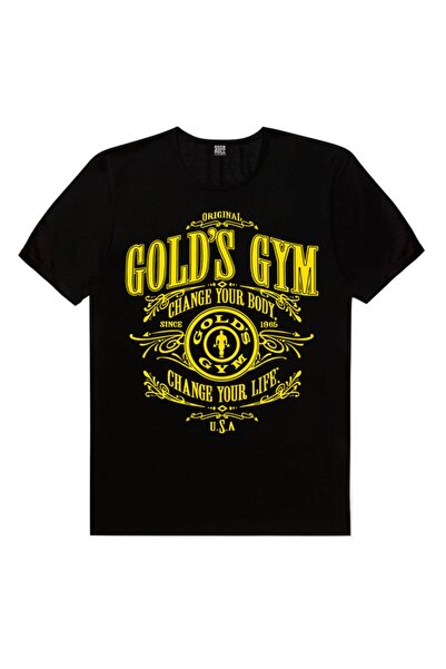 ROCKANDROLL Muška majica kratkih rukava Black Golds Gym