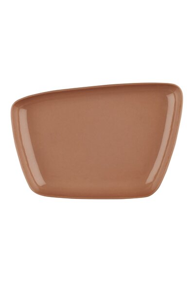 Kütahya Porselen Harp 26X17 cm 2-Piece Pit Plate Red