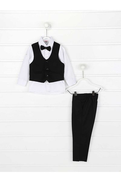 Terry Boy's Black 3 Button Tuxedo Suit