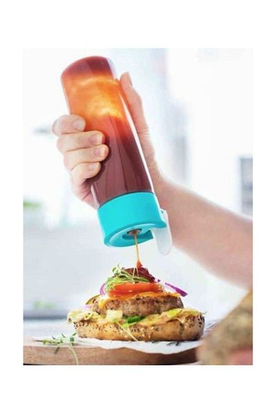 Tupperware 350 ml Blue Lid Oil and Sauce Bowl