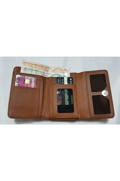 samilon Women's Wallet Tan