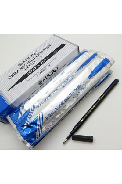 Mikro Micro ceramic pen refill black 12 li (1 pack of 12 pieces)