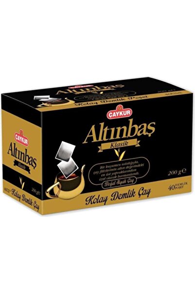 Çaykur Altınbaş Klasik Kolay Demlik Çay 200 Gr (40 Demlik)