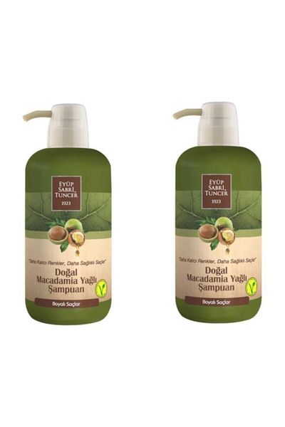 Eyüp Sabri Tuncer 600ml Natural Macadamia Oil Shampoo - X2