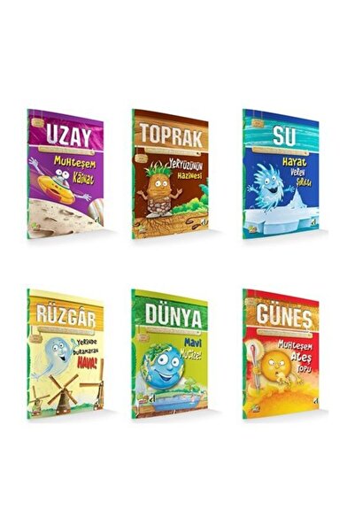 Damla Yayınevi 2 , 3. Ve 4. Sınıf Hikaye Kitabı 6 Kitap Çevreci Bilim Kitapları