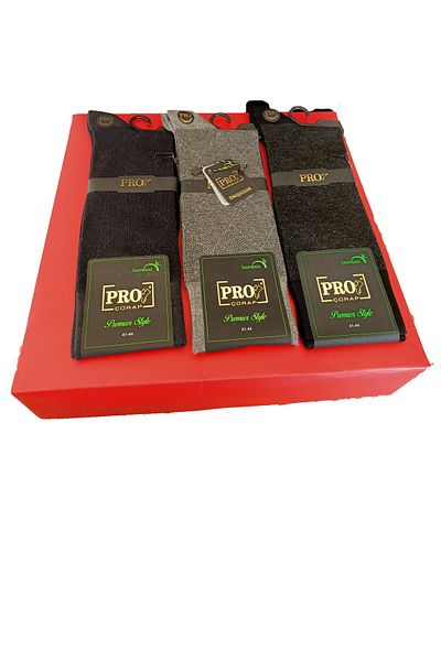 çorapcım Ανδρικές κάλτσες Pro Bamboo Seamless 3 τεμαχίων