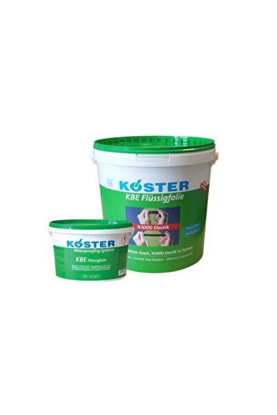 Köster Kbe Flüssigfolie Kauçuk Bitüm Esaslı Uv Dayanımlı Su Yalıtımı Ürünü 5 Kg