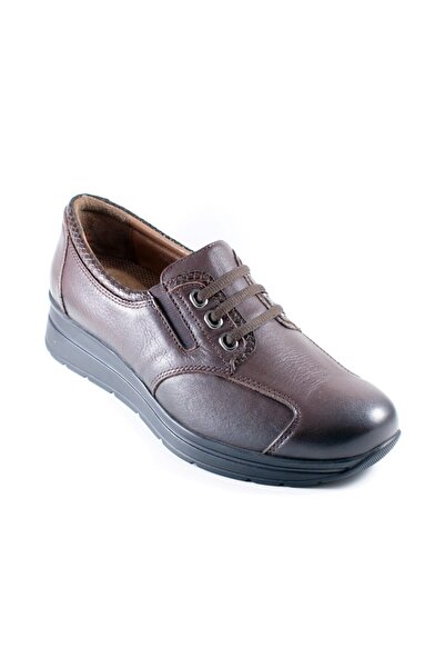 Forelli Kadın Kahverengi Deri Ortopedi  Ayakkabı 23802