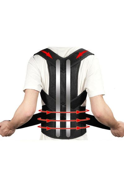 Ankaflex Double Underwire Upright Posture Corset Sports Waist Back Shoulder Anti-Hunchback Corset