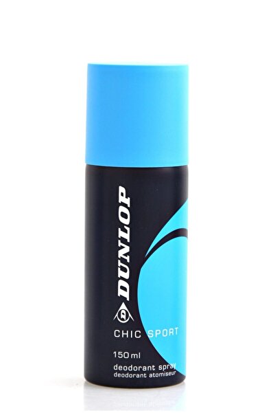 DUNLOP Deodorant Chic Sport Spray 150ml - Erkek Deodorant (MAVİ)