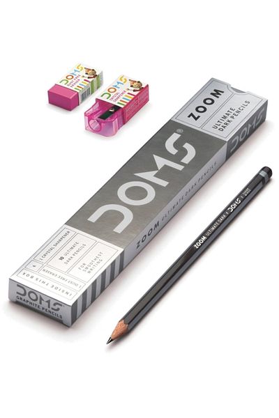 Bigpoint Zoom Corner Pencil 12 + Eraser + Sharpener 12 Pack