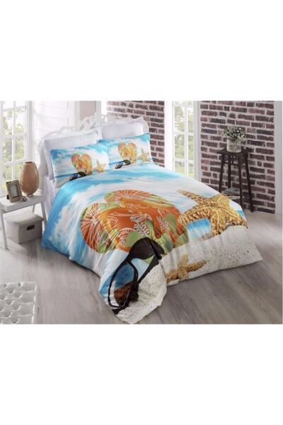 Komfort Home 3D Double Cotton Satin Duvet Cover Set