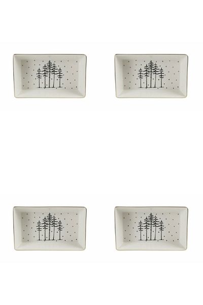 Porland Forest Breakfast & Appetizer Plate 19cm Set of 4