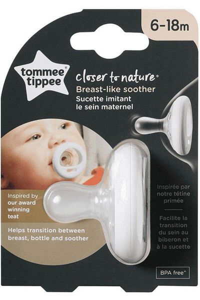 tommee tippee Fake Pacifier Breastlike |   6-18 Months, 1 Piece