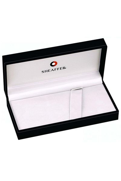 Sheaffer Patterned Metal Body Black Ballpoint Pen 9298-2