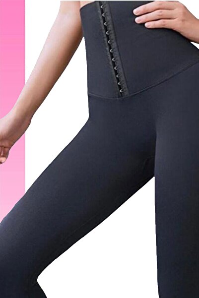 Korseburada Γυναικείο Μαύρο Κορσέ Καλσόν Αδυνατίσματος με Αγράφα Ψηλής Μέσης