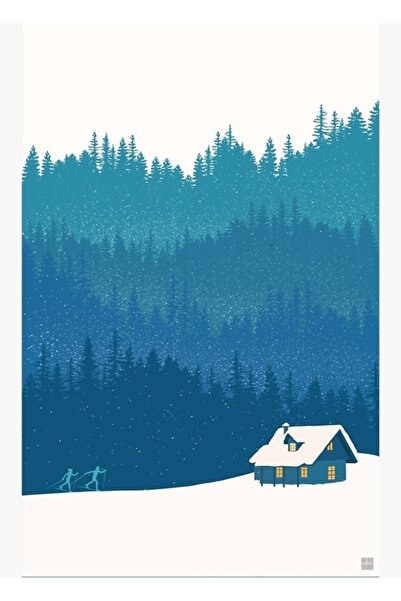 Universal Σκανδιναβικό σκι Χειμερινή Παραμυθένια Σκηνική Επιτραπέζια Ξύλινη Δ...