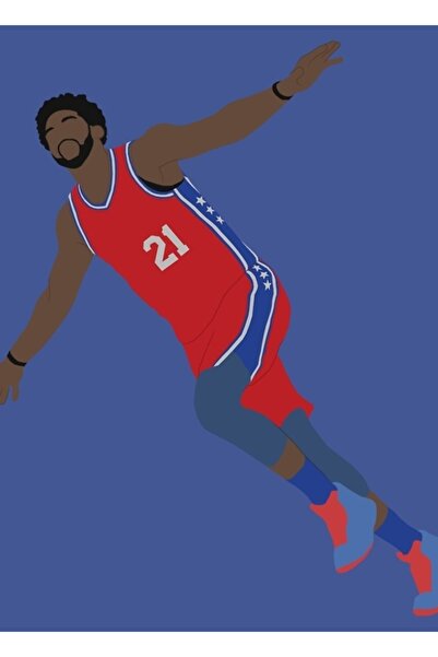Universal Poster decorativ din lemn Joel Embiid