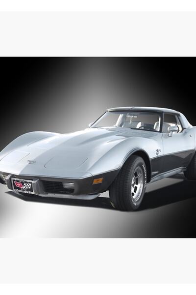 Universal 1978 Corvette C3 Stingray 'studio' I Ξύλινη διακοσμητική αφίσα τέχνης
