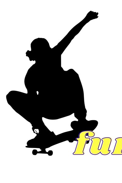 Universal Διακοσμητική ξύλινη αφίσα για σας με σχέδιο σκέιτμπορντ