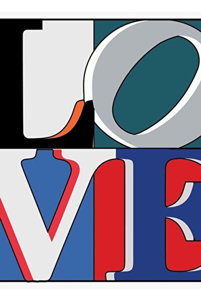 Universal Philly Love Αθλητικός Πίνακας Τέχνης Ξύλινη Διακοσμητική Αφίσα