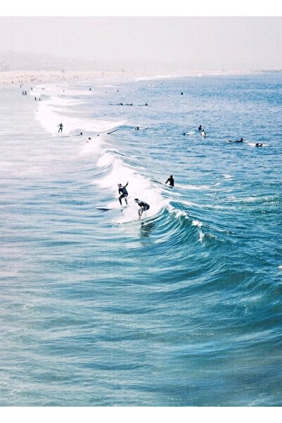 Universal Πίνακας "Capture a Wave" Ξύλινη Διακοσμητική Αφίσα