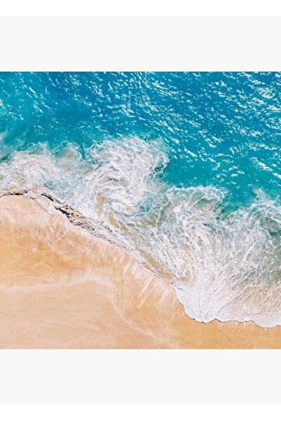 Universal Διακοσμητική ξύλινη αφίσα με θέμα την ηλιόλουστη παραλία