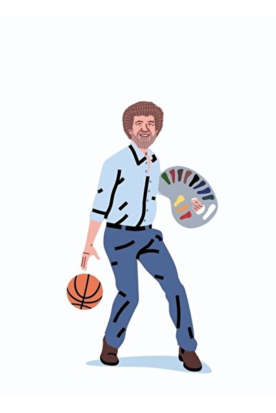 Universal Διακοσμητική Ξύλινη Αφίσα Τέχνης Balling Bob