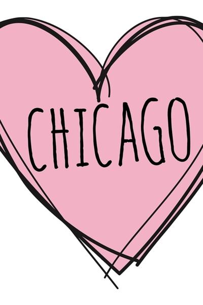 Universal Poster decorativ din lemn Chicago Tablo