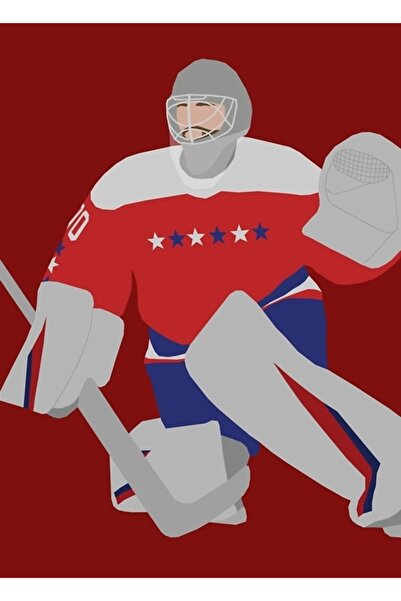 Universal Διακοσμητική ξύλινη αφίσα ζωγραφικής Brayden Holtby