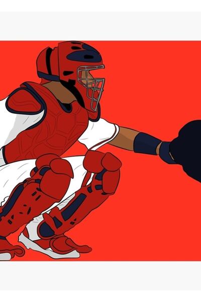 Universal Διακοσμητική ξύλινη αφίσα ζωγραφικής τέχνης του Yadier Molina