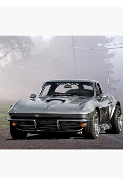 Universal 1963 Corvette C2 Split Window Stingray II Ξύλινη διακοσμητική αφίσα...