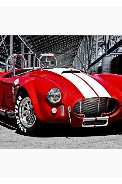 Universal 1966 Shelby Cobra "Επανάσταση II" Ξύλινη διακοσμητική αφίσα ζωγραφικής