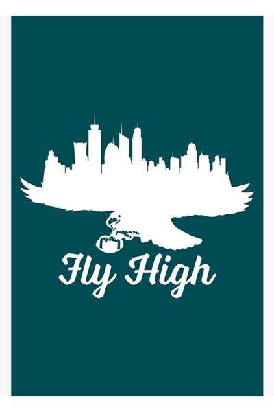 Universal Fly High Eagles Tablo Ahşap Poster Decorativ