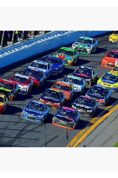 Universal Poster decorativ din lemn Nascar Sprint Daytona 500