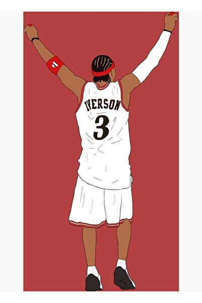 Universal Allen Iverson Πίνακας Ξύλινη Αφίσα Διακόσμηση Τοίχου Επιστροφή στο ...
