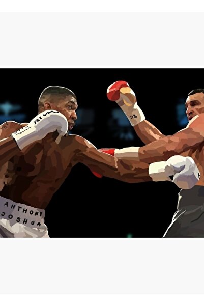 Universal Joshua Vs Klitschko Tablou pictat Poster din lemn decorativ
