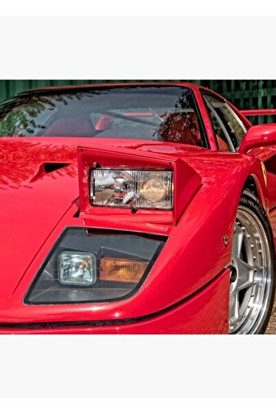 Universal Διακοσμητική ξύλινη αφίσα με ιταλικό σούπερ αυτοκίνητο Ferrari F40