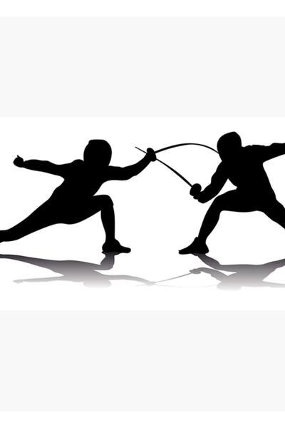 Universal Poster decorativ din lemn pentru tablou de scrimă