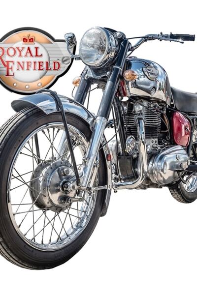 Universal Royal Enfield 750 Interceptor Ξύλινη Διακοσμητική Αφίσα Τραπεζιού