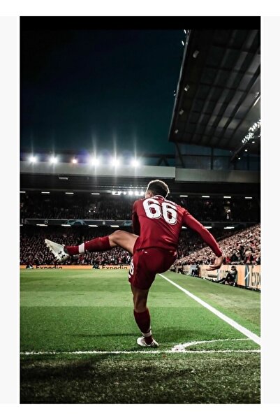 Universal Arnold Tekmesi Liverpool Tablo Ahşap Poster Dekoratif