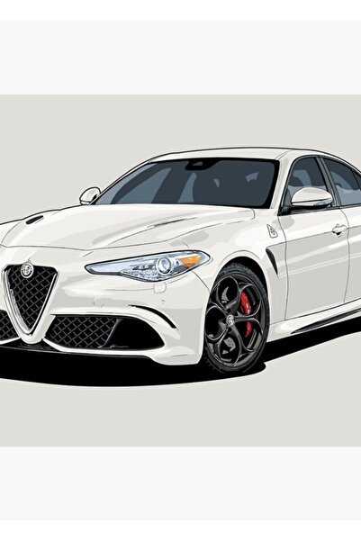 Universal Διακοσμητική Ξύλινη Αφίσα Τραπεζιού Giulia Quadrofoglio