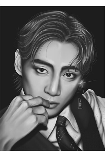 Universal Διακοσμητική Ξύλινη Αφίσα Τραπεζιού Dinamit (taehyung) Κωδικός2914